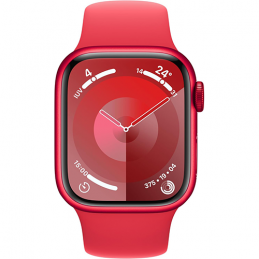 Apple Watch Series 9 GPS 41mm (PRODUCT) Red Aluminium Case Sport Band S/M - Red EU