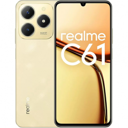 Realme C61 4G Dual SIM 6GB RAM 128GB - Sparkle Gold EU