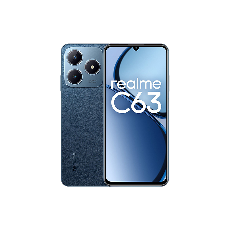 Realme C63 4G Dual SIM 8GB RAM 256GB - Leather Blue EU