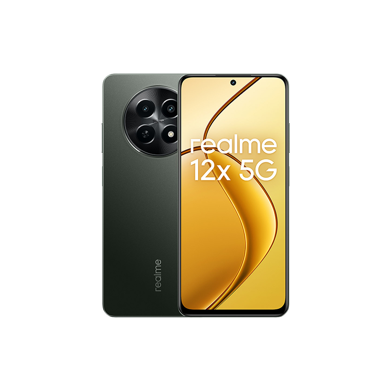 Realme 12x 5G Dual SIM 6GB RAM 128GB - Glowing Black EU