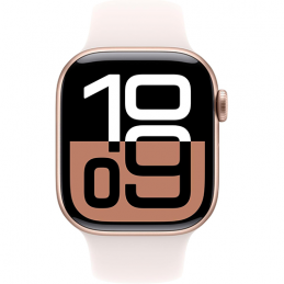 Apple Watch Series 10 GPS 42mm Rose Gold Aluminum Case SB S/M - Light Blush EU