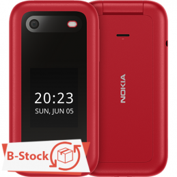 Nokia 2660 Flip 4G Dual SIM 48MB RAM 128MB - Red EU - Confezione Aperta