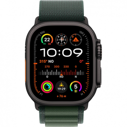 Apple Watch Ultra 2 GPS+Cellular 49mm Titanium Case Alpine Loop M - Dark Green EU