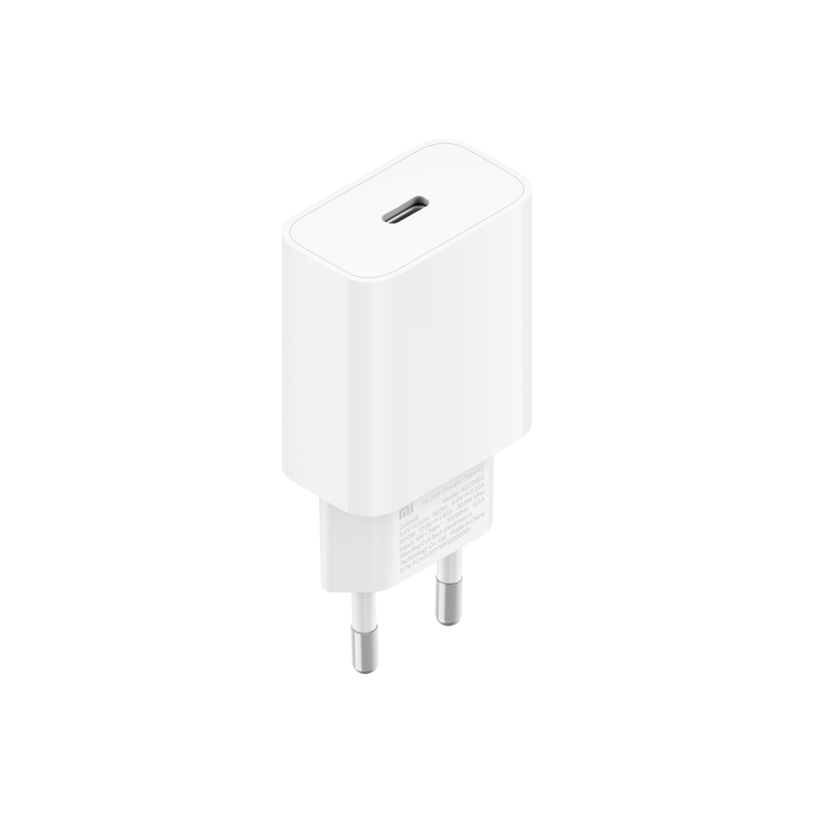 Xiaomi Mi 20W Charger (Type-C) Alimentatore Senza Cavo - White EU